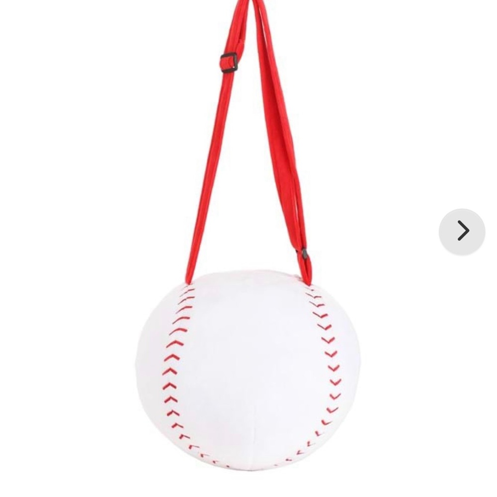 Baseball Shaped Crossbody Bag